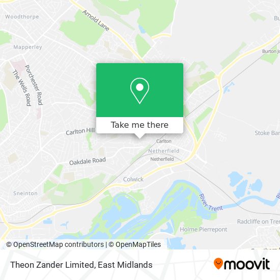 Theon Zander Limited map