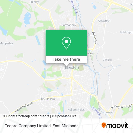 Teaprd Company Limited map