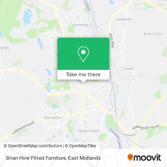Brian How Fitted Furniture map