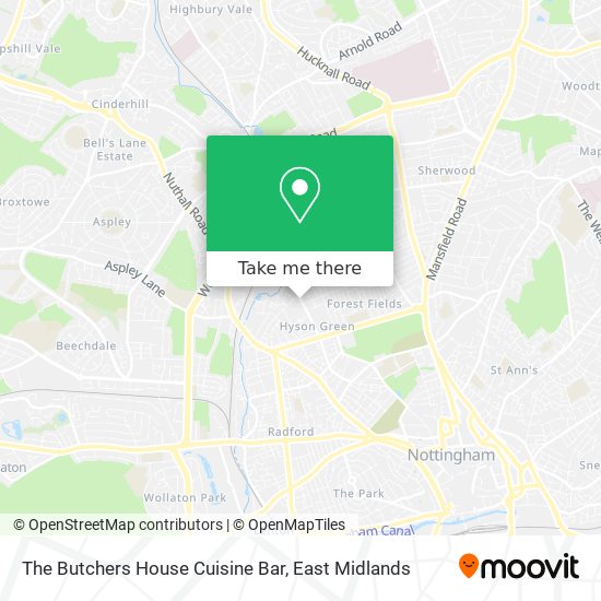 The Butchers House Cuisine Bar map