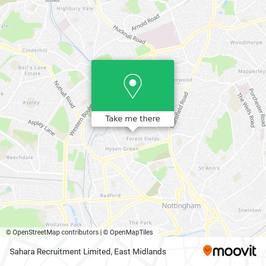 Sahara Recruitment Limited map
