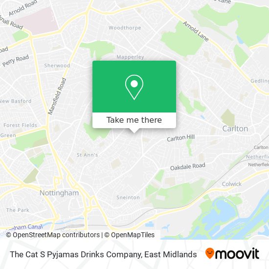 The Cat S Pyjamas Drinks Company map