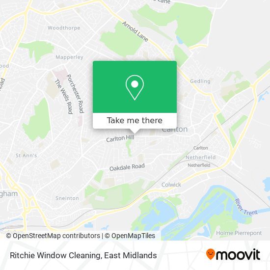 Ritchie Window Cleaning map