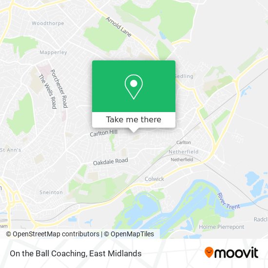 On the Ball Coaching map