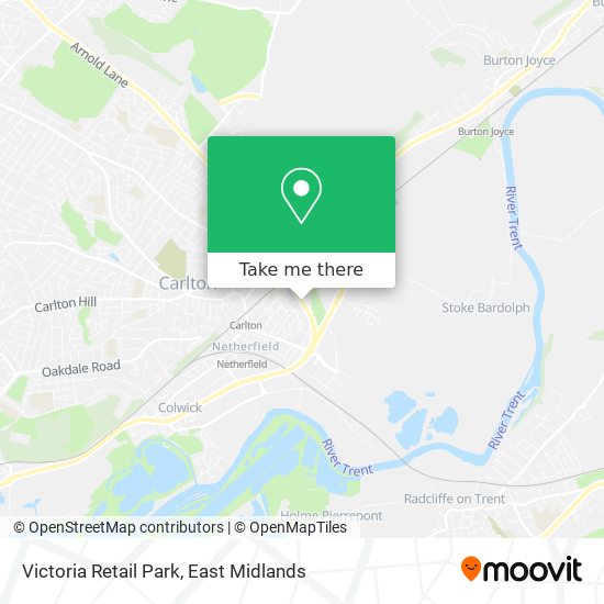 Victoria Retail Park map