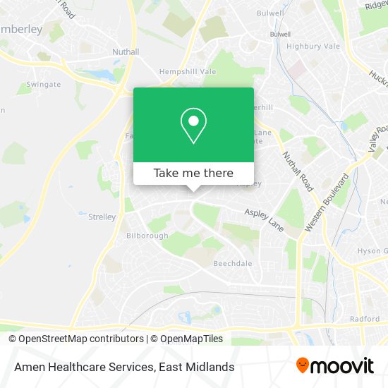 Amen Healthcare Services map