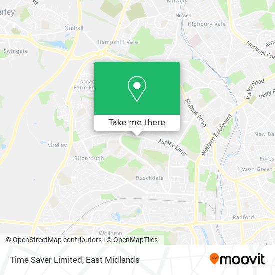 Time Saver Limited map