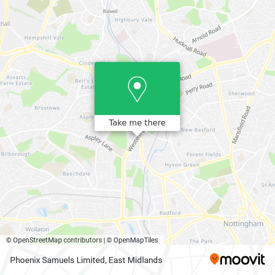 Phoenix Samuels Limited map