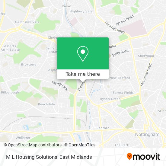 M L Housing Solutions map