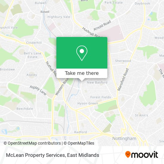 McLean Property Services map