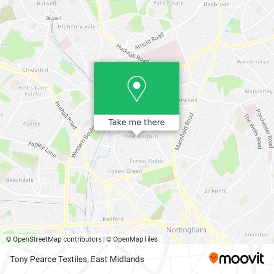 Tony Pearce Textiles map