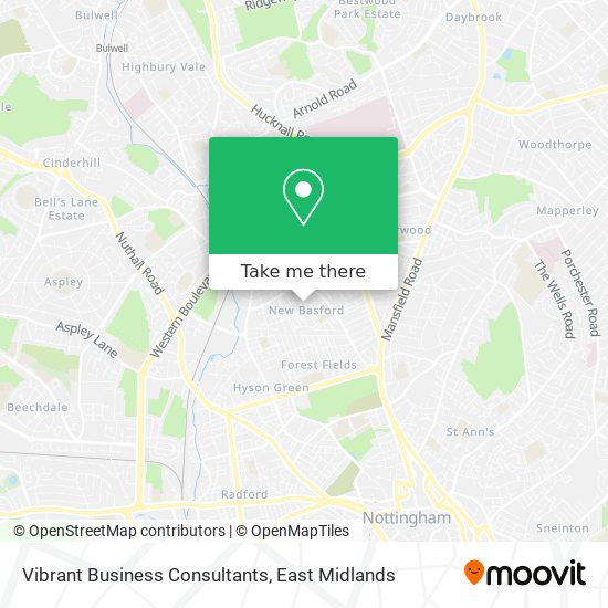 Vibrant Business Consultants map