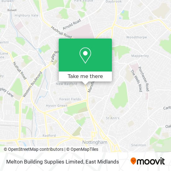 Melton Building Supplies Limited map