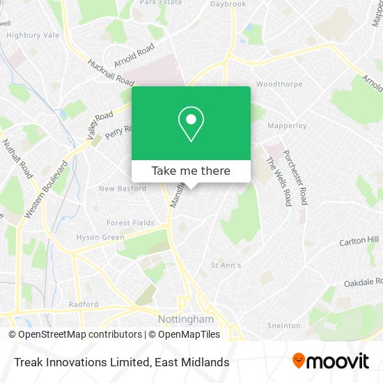 Treak Innovations Limited map