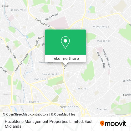 Hazeldene Management Properties Limited map