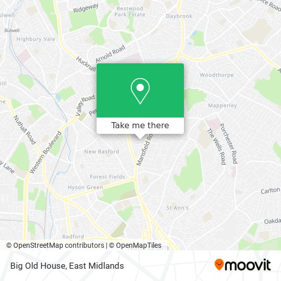 Big Old House map