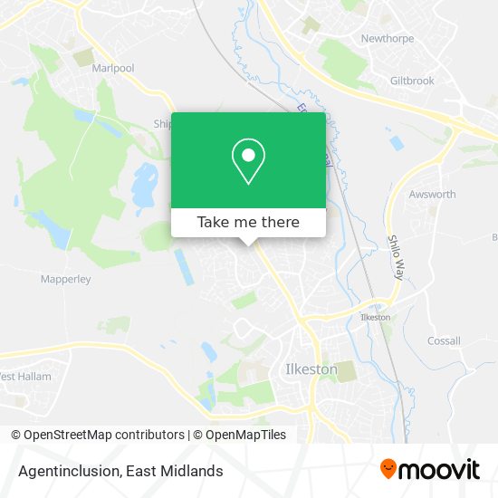 Agentinclusion map