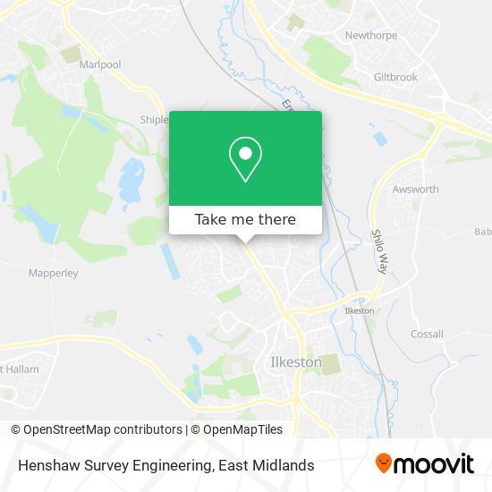 Henshaw Survey Engineering map