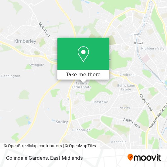 Colindale Gardens map