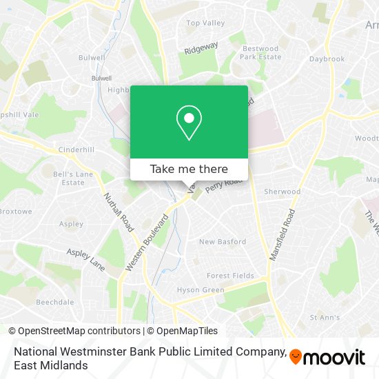 National Westminster Bank Public Limited Company map