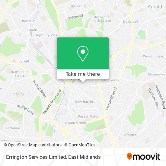 Errington Services Limited map