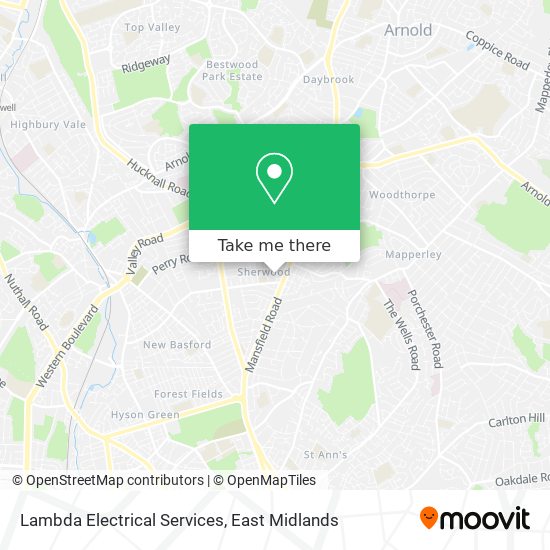 Lambda Electrical Services map