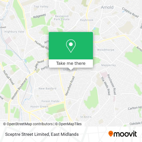 Sceptre Street Limited map