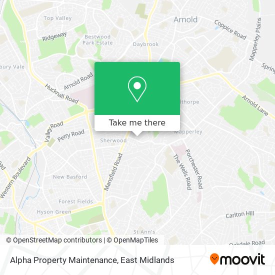 Alpha Property Maintenance map