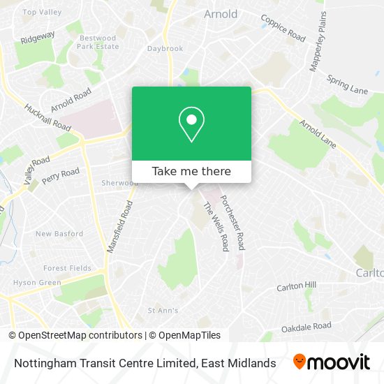 Nottingham Transit Centre Limited map