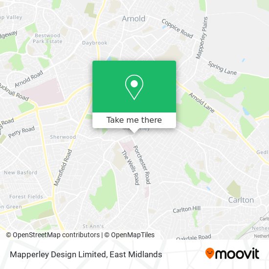 Mapperley Design Limited map