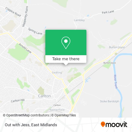 Out with Jess map