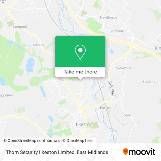 Thorn Security Ilkeston Limited map