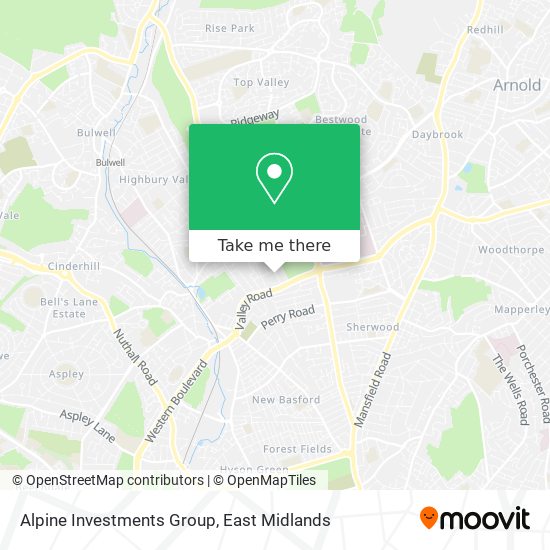 Alpine Investments Group map