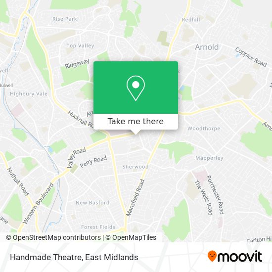 Handmade Theatre map