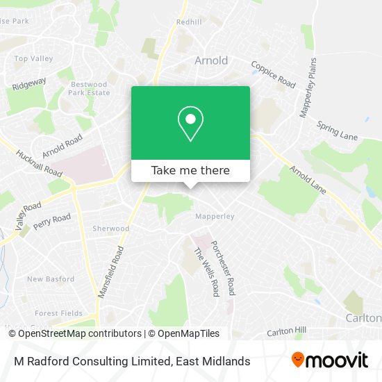 M Radford Consulting Limited map