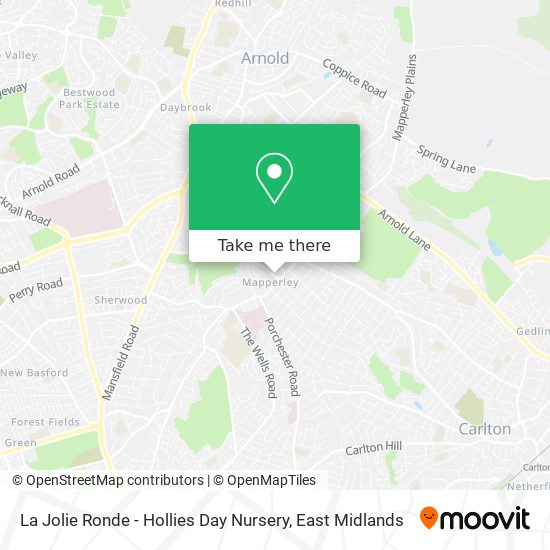 La Jolie Ronde - Hollies Day Nursery map