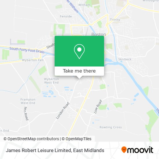 James Robert Leisure Limited map