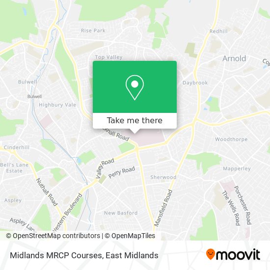 Midlands MRCP Courses map