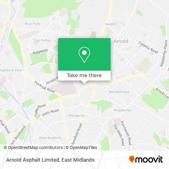 Arnold Asphalt Limited map