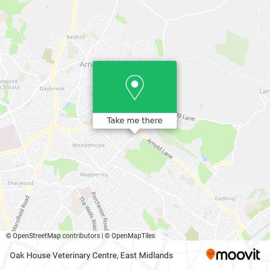 Oak House Veterinary Centre map