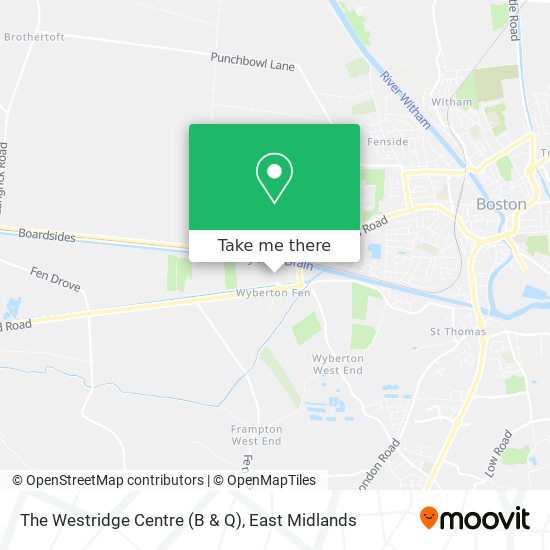 The Westridge Centre (B & Q) map