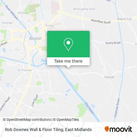Rob Downes Wall & Floor Tiling map