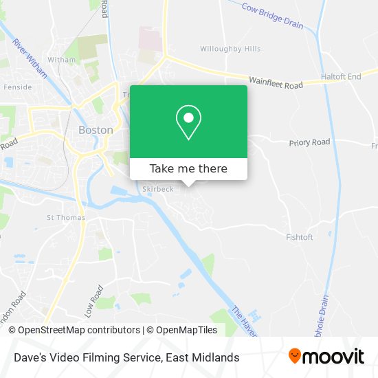 Dave's Video Filming Service map