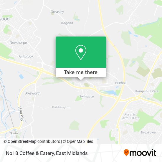 No18 Coffee & Eatery map