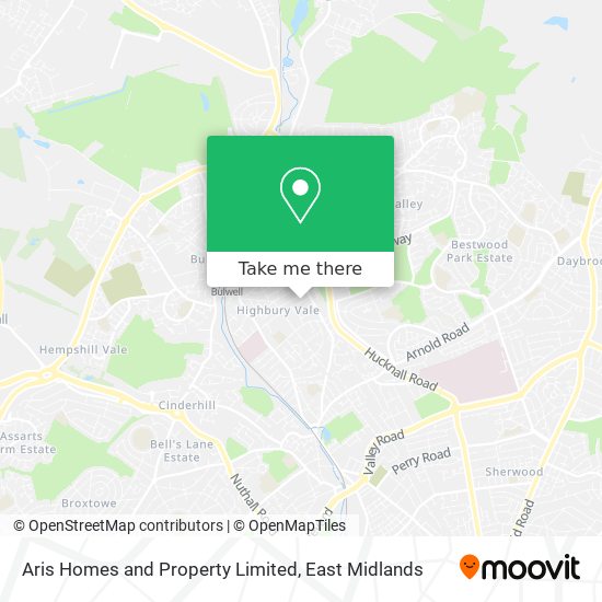 Aris Homes and Property Limited map