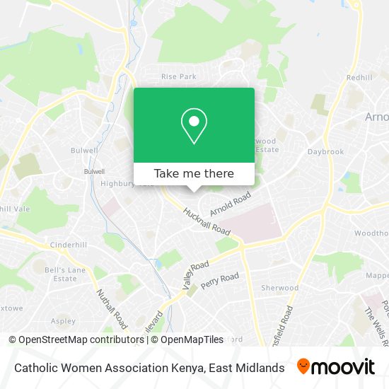 Catholic Women Association Kenya map