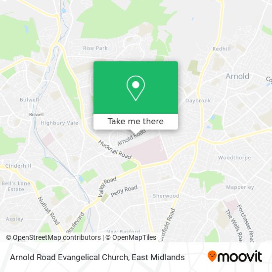 Arnold Road Evangelical Church map