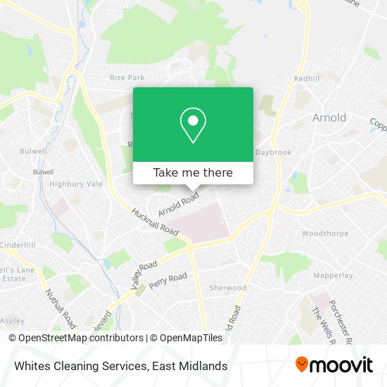 Whites Cleaning Services map