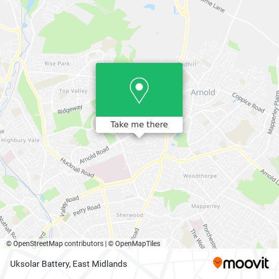 Uksolar Battery map