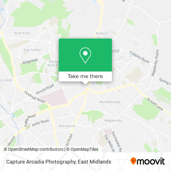 Capture Arcadia Photography map